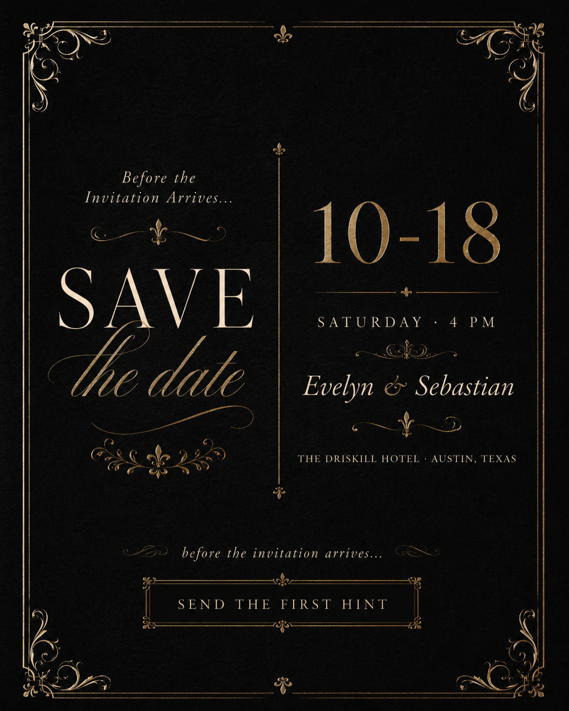 Black-tie Cinematic details preview.