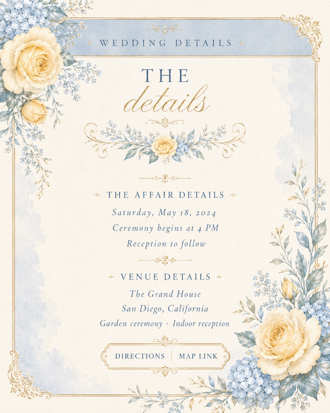 Pastel Yellow and Soft Blue details preview.